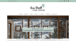 Desktop Screenshot of einstueckvomglueck.com
